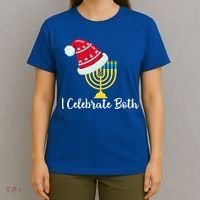 I Celebrate Both Hanukkah T-Shirt thumb 4