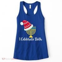 I Celebrate Both Hanukkah Women's Tank Top thumb 0