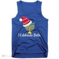 I Celebrate Both Hanukkah Tank Top thumb 0