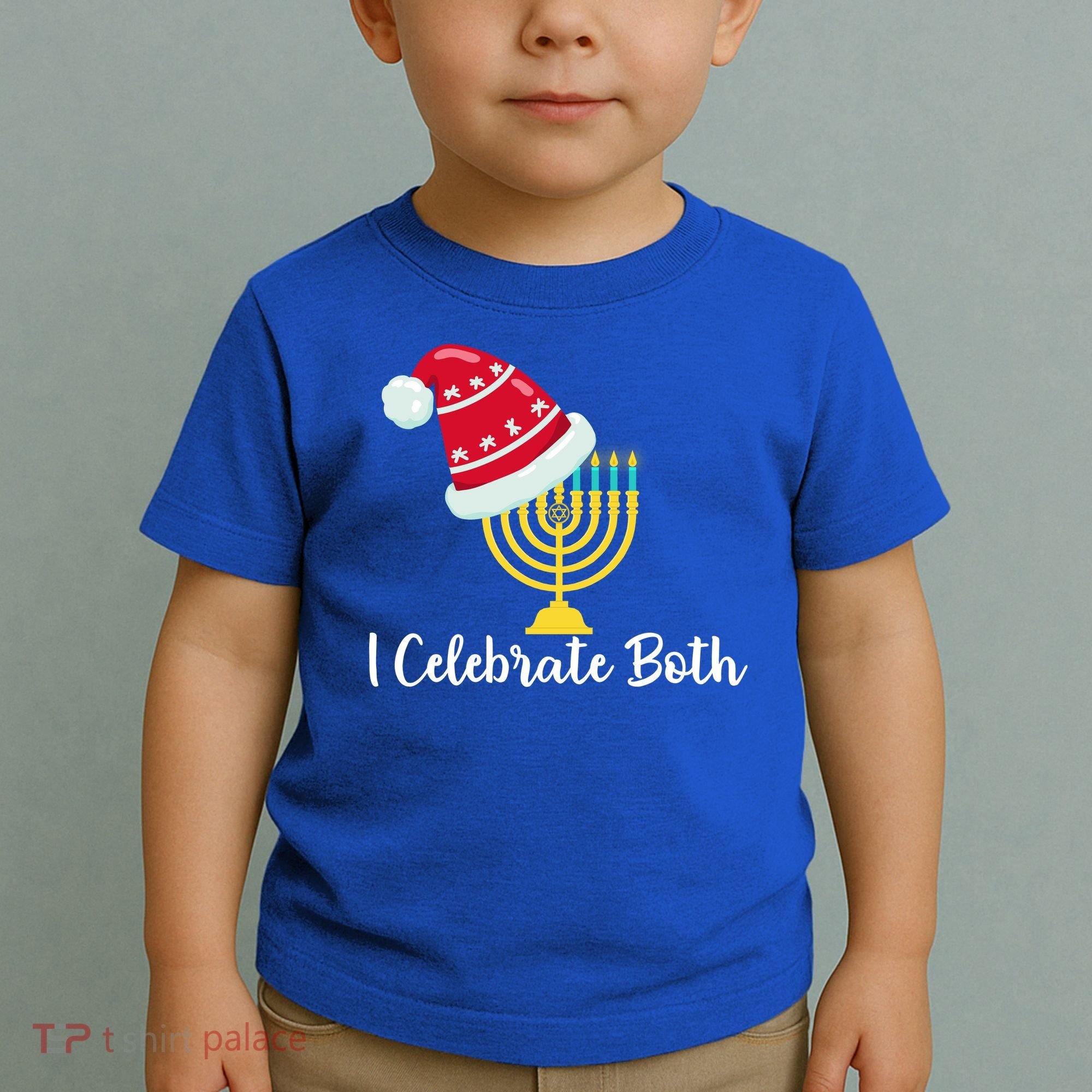 I Celebrate Both Hanukkah Toddler T-Shirt