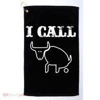 I Call Bull Shit Golf Towel thumb 0