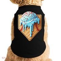 Ice Cream Baseball Drip Home Plate Dripping Doggie Tank thumb 0
