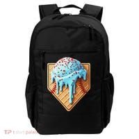 Ice Cream Baseball Drip Home Plate Dripping Backpack thumb 0