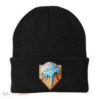 Ice Cream Baseball Drip Home Plate Dripping Beanie thumb 0