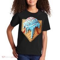 Ice Cream Baseball Drip Home Plate Dripping Kids T-Shirt thumb 2