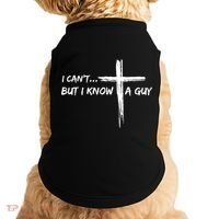 I CanT But I Know A Guy Cross Religious Jesus Christian Doggie Tank thumb 0