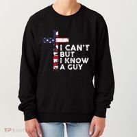 I CanT But I Know A Guy Jesus Christ Usa Christian Women's Sweatshirt thumb 0