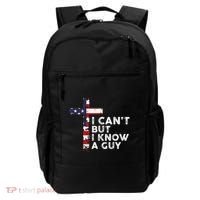 I CanT But I Know A Guy Jesus Christ Usa Christian Backpack thumb 0