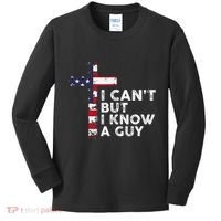 I CanT But I Know A Guy Jesus Christ Usa Christian Kids Long Sleeve Shirt thumb 0