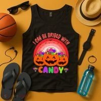 I Can Be Bribed With Candy Tank Top thumb 4