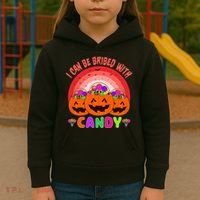 I Can Be Bribed With Candy Kids Hoodie thumb 3