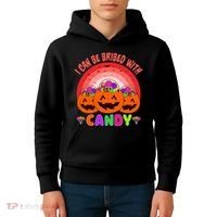 I Can Be Bribed With Candy Kids Hoodie thumb 4