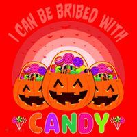 I Can Be Bribed With Candy Santa Hat thumb 1
