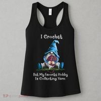 I Crochet But My Favorite Hobby Is Collecting Yarn Gnome Women's Tank Top thumb 3