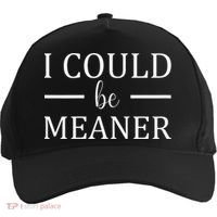 I Could Be Meaner Women Gift Five-Panel Snapback Cap thumb 0