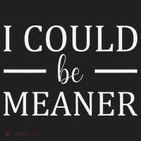 I Could Be Meaner Women Gift Hat thumb 2