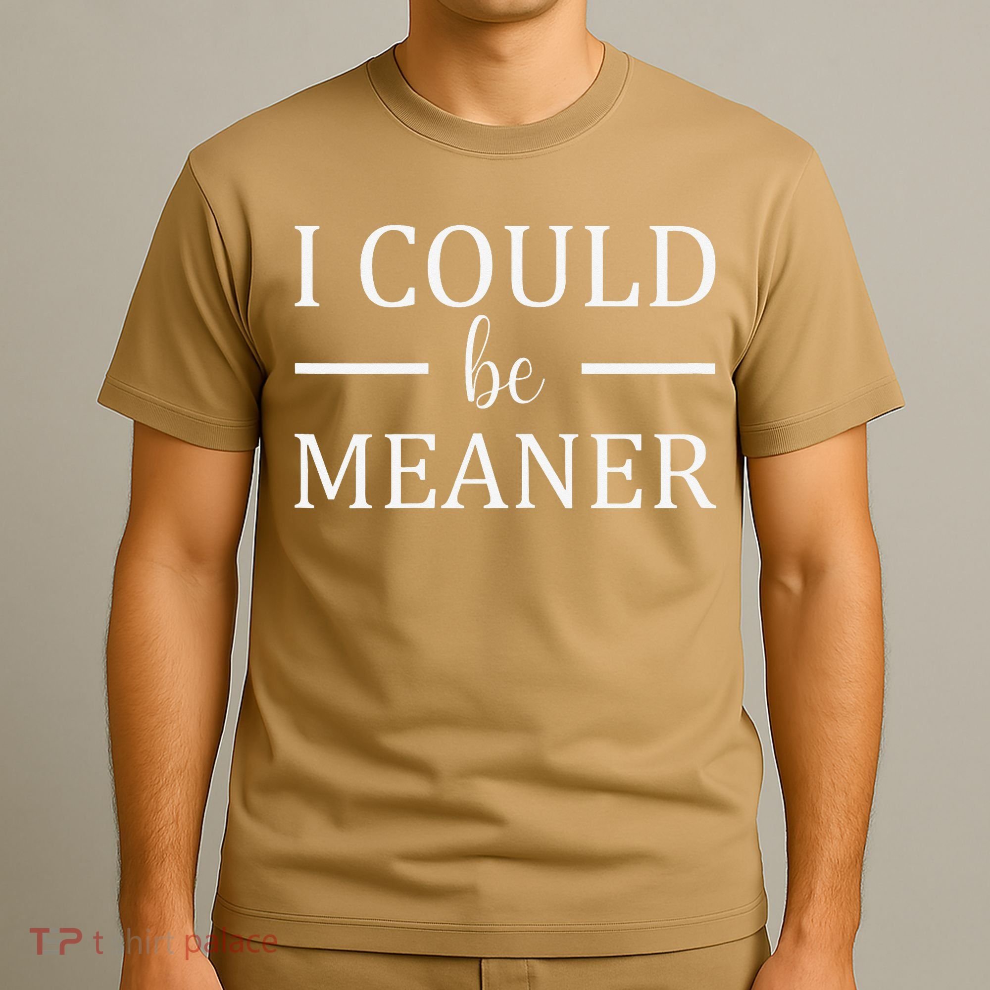 I Could Be Meaner Women Gift T-Shirt