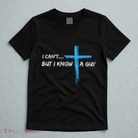 I CanT But I Know A Guy Cross Vintage Jesus Christian T-Shirt thumb 5