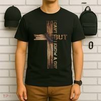 I Cant But I Know A Guy Jesus Cross Christian Believer  T-Shirt thumb 6