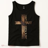 I Cant But I Know A Guy Jesus Cross Christian Believer  Tank Top thumb 2