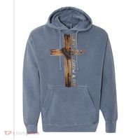 I Cant But I Know A Guy Jesus Cross Christian Believer  Comfort Colors Garment-Dyed Hooded Sweatshirt thumb 0