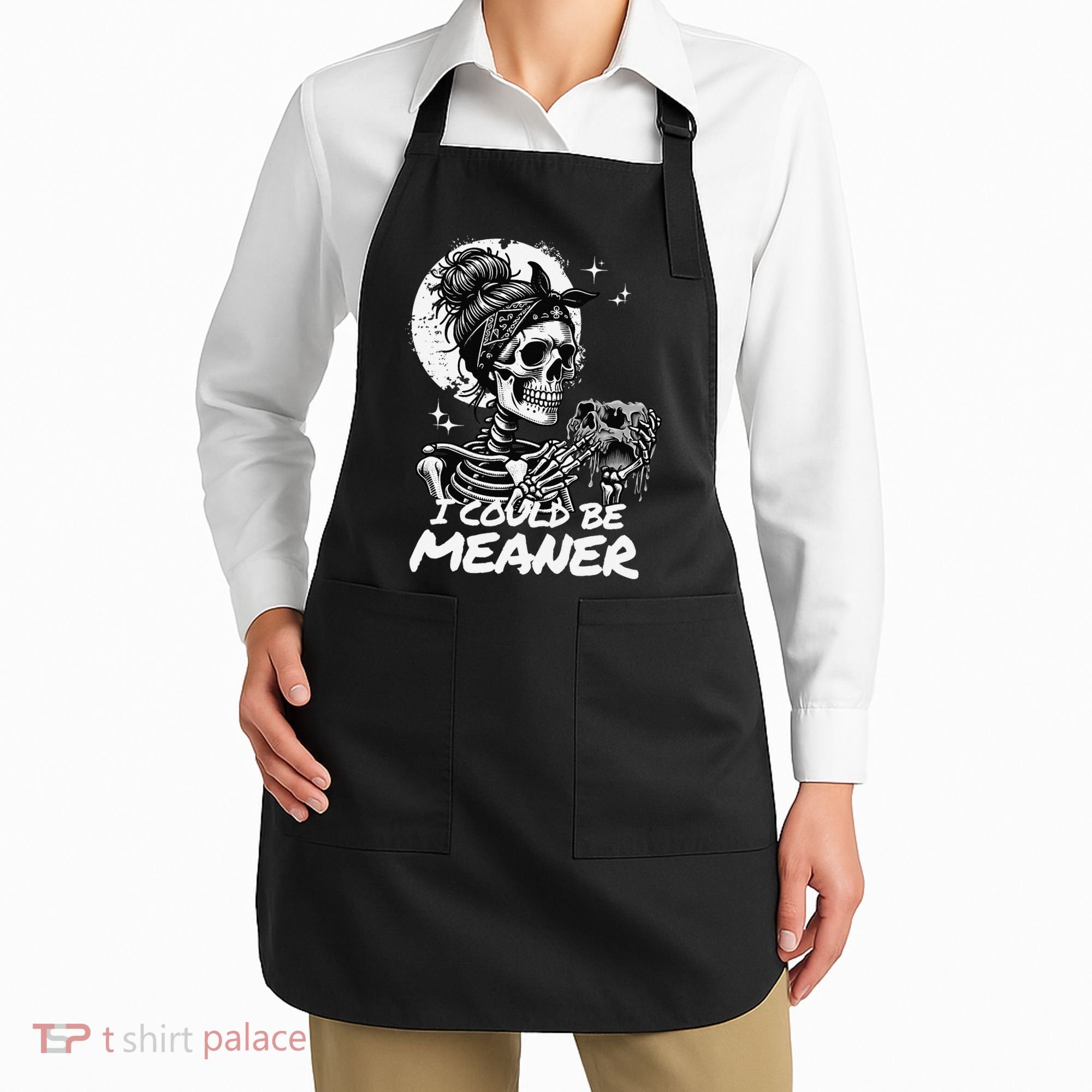 I Could Be Meaner Gift Apron