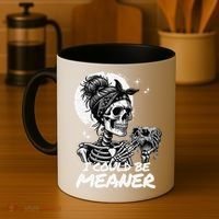 I Could Be Meaner Gift Coffee Mug thumb 4