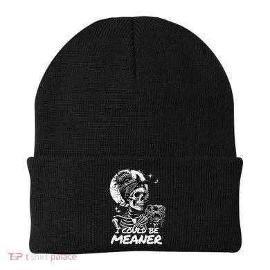 I Could Be Meaner Gift Beanie