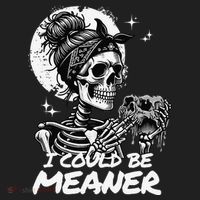I Could Be Meaner Gift Hat thumb 2