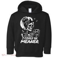 I Could Be Meaner Gift Toddler Hoodie thumb 0