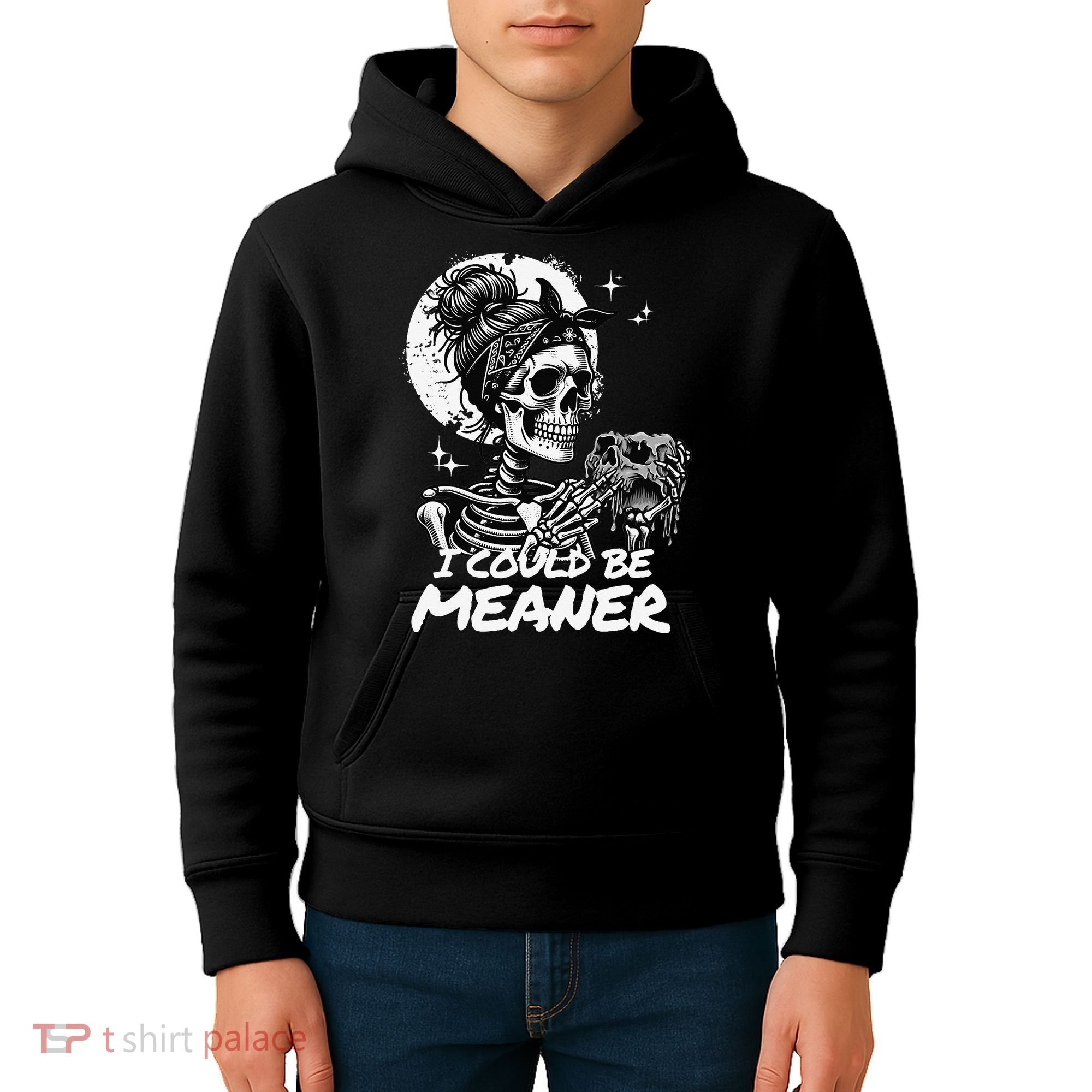 I Could Be Meaner Gift Kids Hoodie