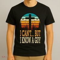 I Cant But I Know A Guy Jesus Cross Religious Christian T-Shirt thumb 3
