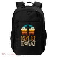 I Cant But I Know A Guy Jesus Cross Religious Christian Backpack thumb 0