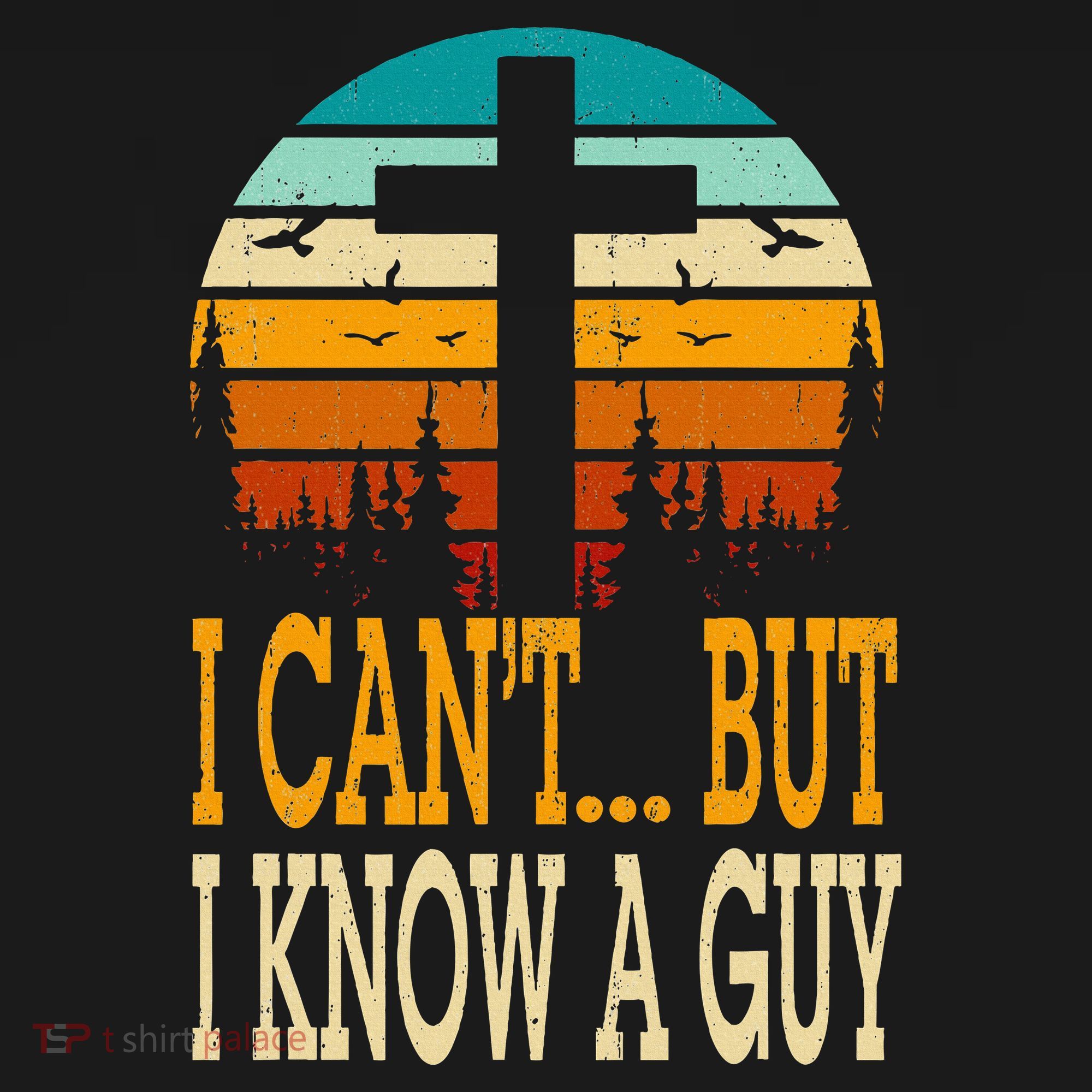 I Cant But I Know A Guy Jesus Cross Religious Christian Women's Hoodie