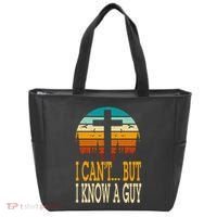 I Cant But I Know A Guy Jesus Cross Religious Christian Tote Bag thumb 0