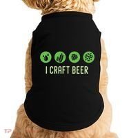 I Craft Beer Water Barley Malt Hops Yeast Brewer Ipa Gift Doggie Tank thumb 0