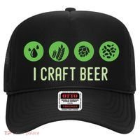 I Craft Beer Water Barley Malt Hops Yeast Brewer Ipa Gift Hat thumb 0