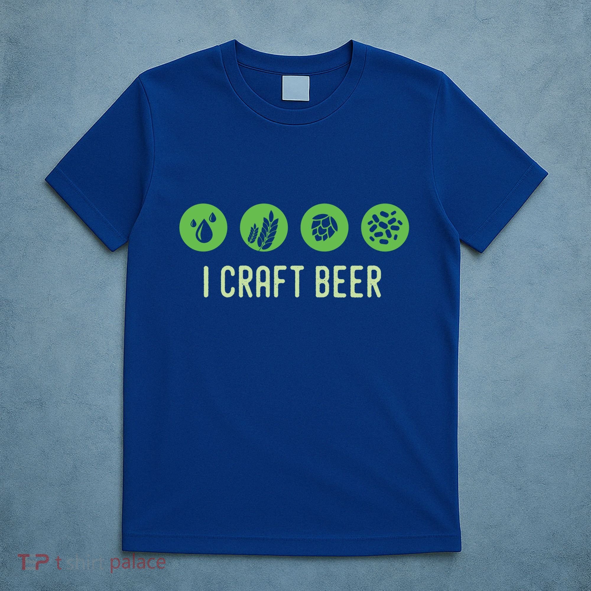 I Craft Beer Water Barley Malt Hops Yeast Brewer Ipa Gift T-Shirt