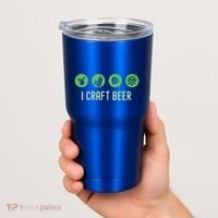 I Craft Beer Water Barley Malt Hops Yeast Brewer Ipa Gift Tumbler thumb 2