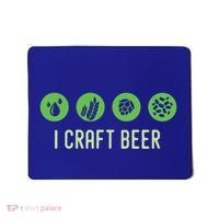 I Craft Beer Water Barley Malt Hops Yeast Brewer Ipa Gift Mousepad thumb 0