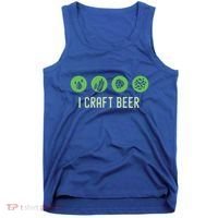 I Craft Beer Water Barley Malt Hops Yeast Brewer Ipa Gift Tank Top thumb 0