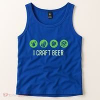 I Craft Beer Water Barley Malt Hops Yeast Brewer Ipa Gift Tank Top thumb 2