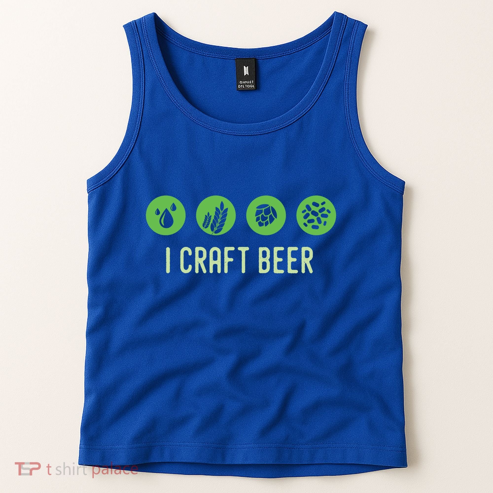 I Craft Beer Water Barley Malt Hops Yeast Brewer Ipa Gift Tank Top