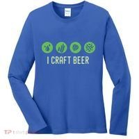 I Craft Beer Water Barley Malt Hops Yeast Brewer Ipa Gift Women's Long Sleeve Shirt thumb 0