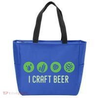 I Craft Beer Water Barley Malt Hops Yeast Brewer Ipa Gift Tote Bag thumb 0