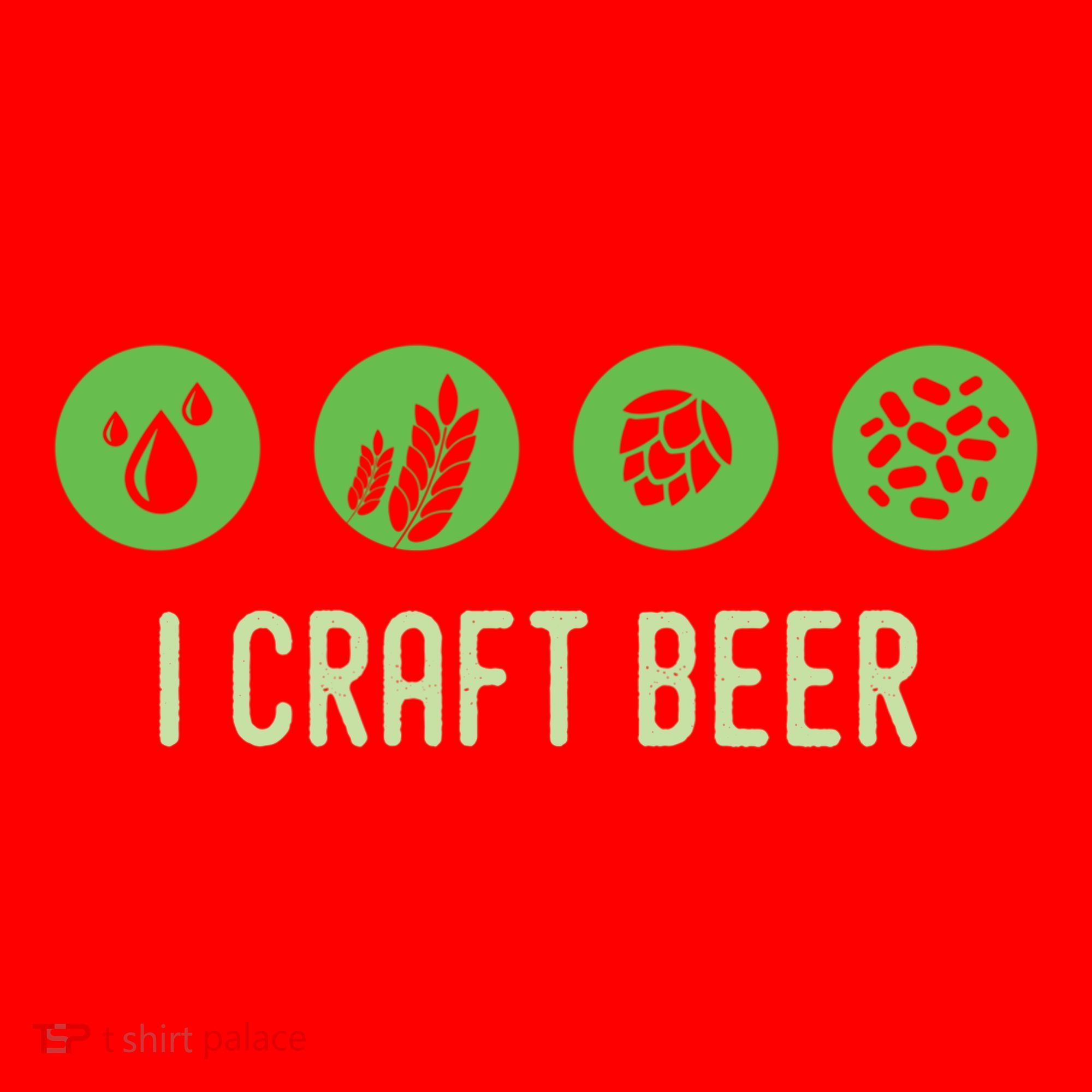 I Craft Beer Water Barley Malt Hops Yeast Brewer Ipa Gift Santa Hat