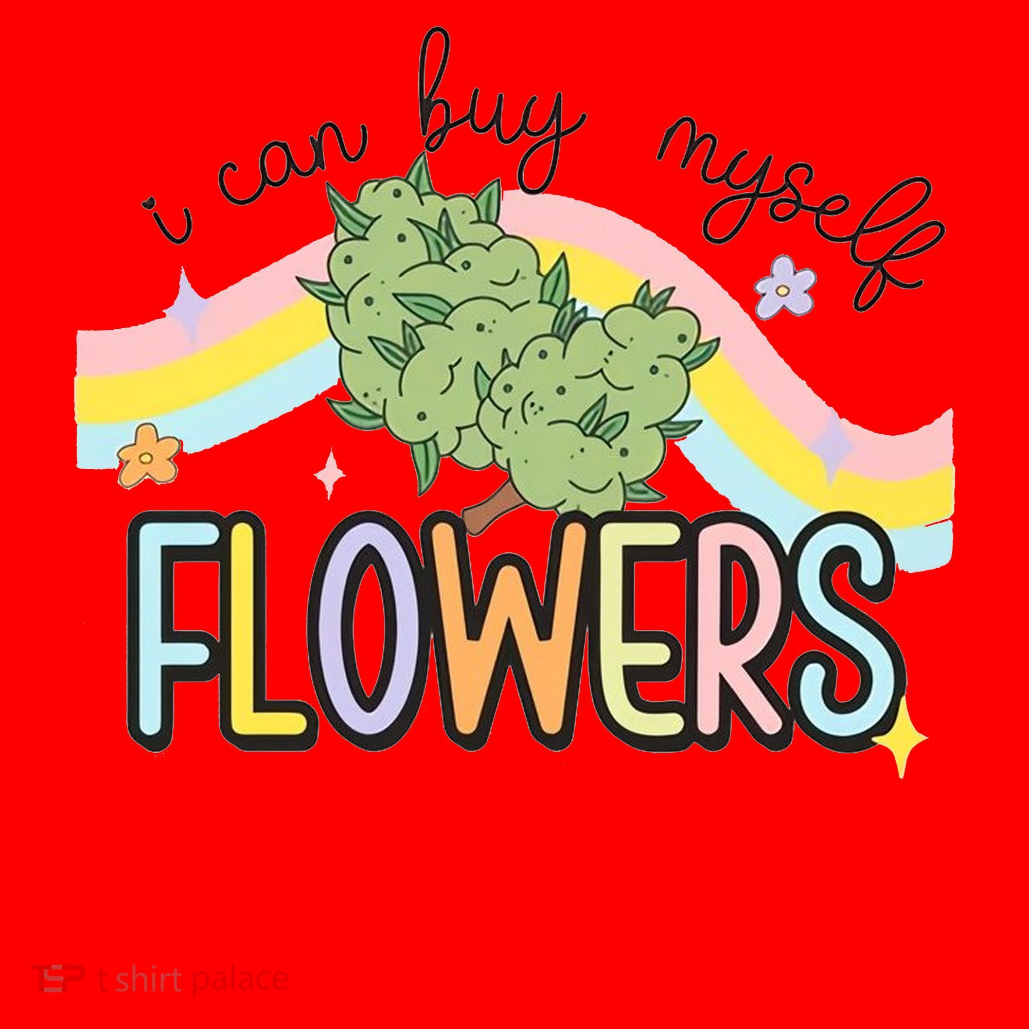 I Can Buy Myself Flowers Funny Stoner Happy 420 Days Cannabis Santa Hat
