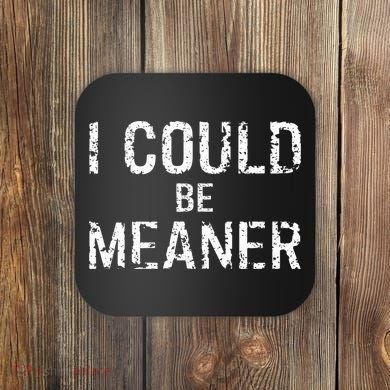 I Could Be Meaner  Coaster