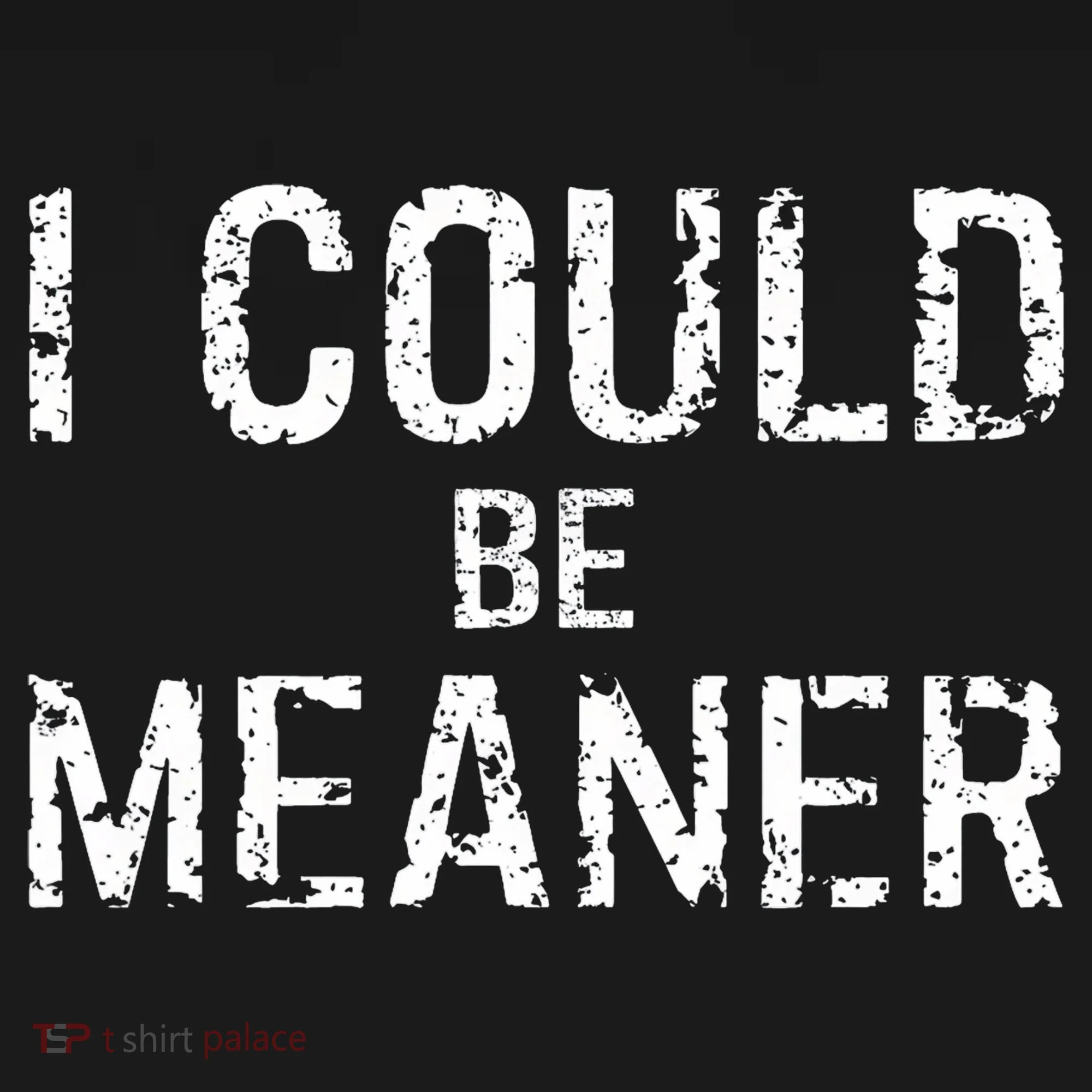 I Could Be Meaner  Women's T-Shirt