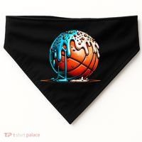 Ice Cream Basketball Drip Basketball Stuff USA-Made Doggie Bandana thumb 0
